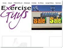 Tablet Screenshot of exerciseguys.com